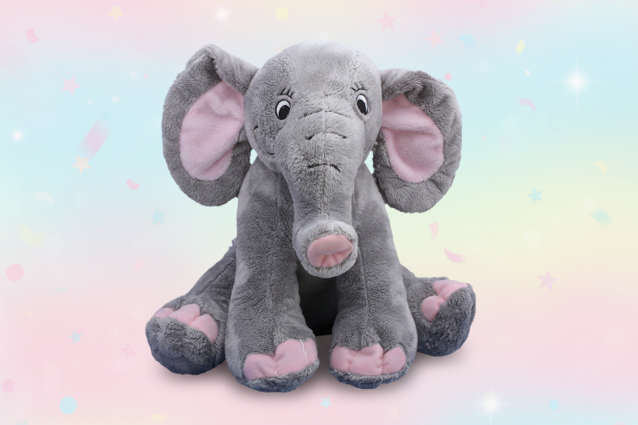 Elephant Plush Kid-Friendly Background
