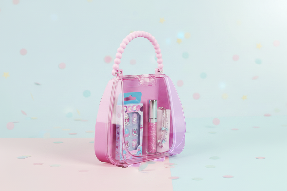 Pink Purse with Accessories - Faithful to Original