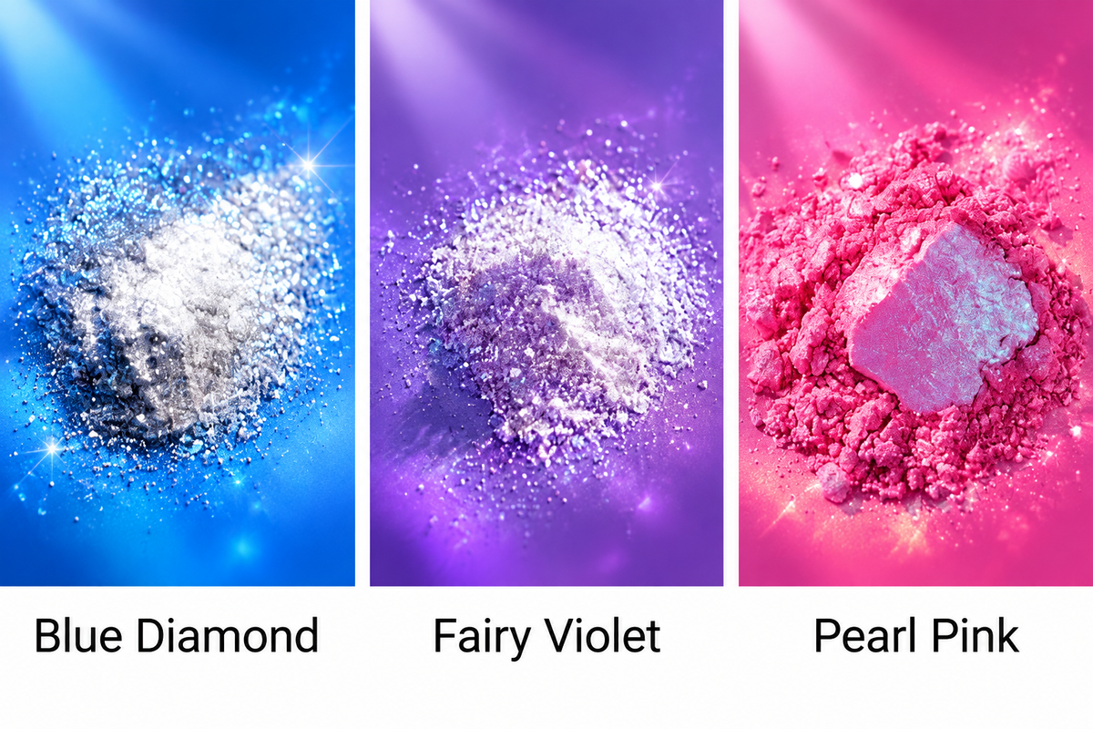 Vibrant cosmetic shimmer shade image